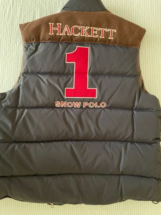 Chaleco plumífero Hackett marrón