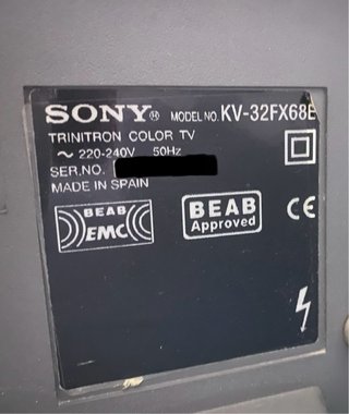 Televisor Sony Trinitron Plata + Mueble Giratorio