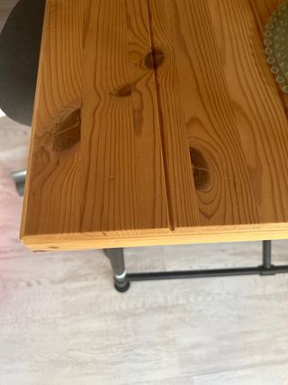 Escritorio mesa de despacho industrial madera