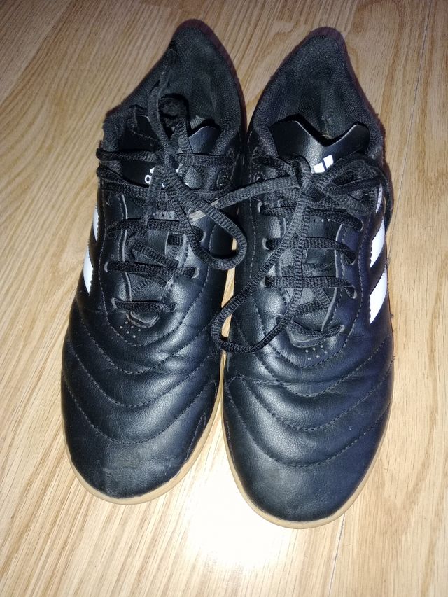 Zapatillas de fútbol sala Adidas negras T-39