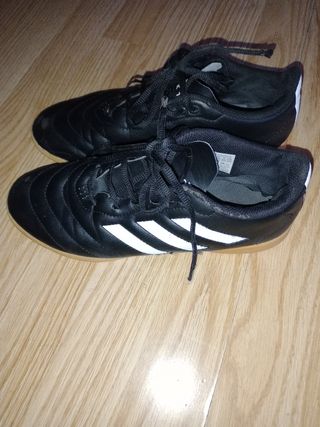 Zapatillas de fútbol sala Adidas negras T-39