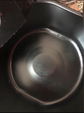 Freidora de aire negra