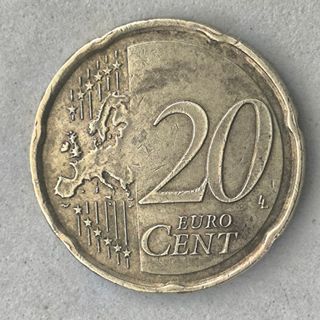 10-04110-Malta 20 cent € -  2008 - cuño roto rama
