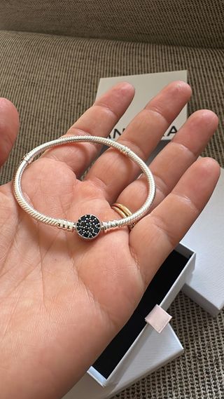 Pulsera Pandora Plata 17cm con Cierre Circonitas