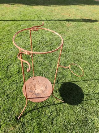 Portavaso in metallo diametro 30 cm