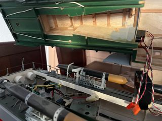 Maqueta Vosper hecha a mano