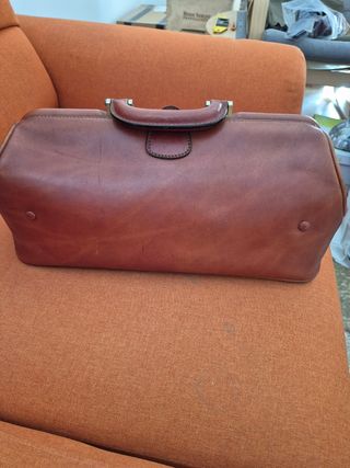 Borsa da dottore in cuoio vintage