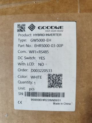 Inversor Híbrido GOODWE GW5000-EH 5Kw