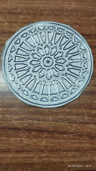 Cliché de Magnesio Grabado Rosetón
