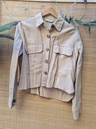 Chaqueta Stradivarius Beige Talla s