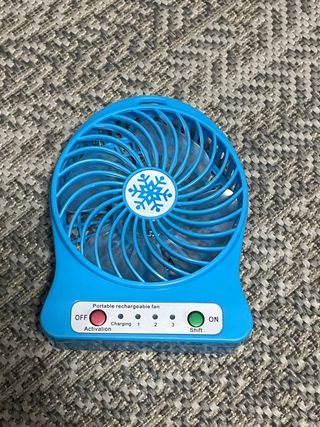 Mini ventilador portátil recargable