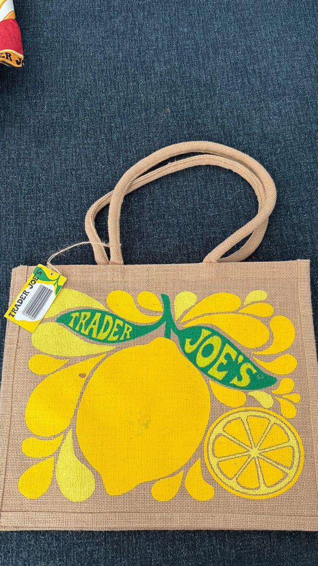 Bolsa de tela Trader Joe's con limones