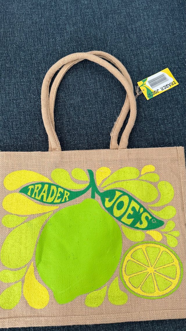 Bolsa de tela Trader Joe's con limones