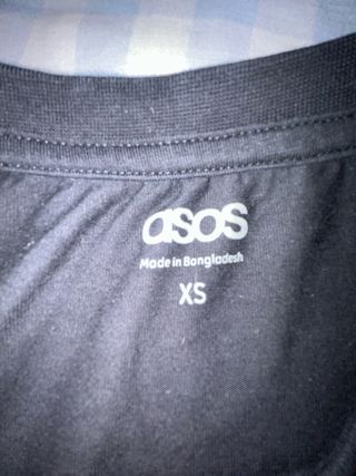 Camiseta ASOS Negra Talla XS