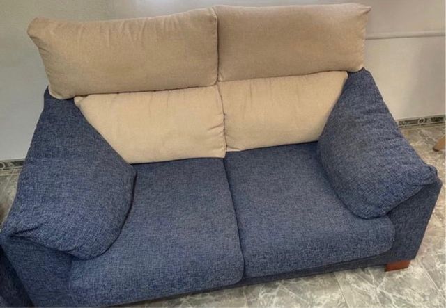 Conjunto de sofás de tela