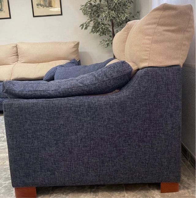 Conjunto de sofás de tela