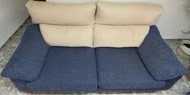 Conjunto de sofás de tela