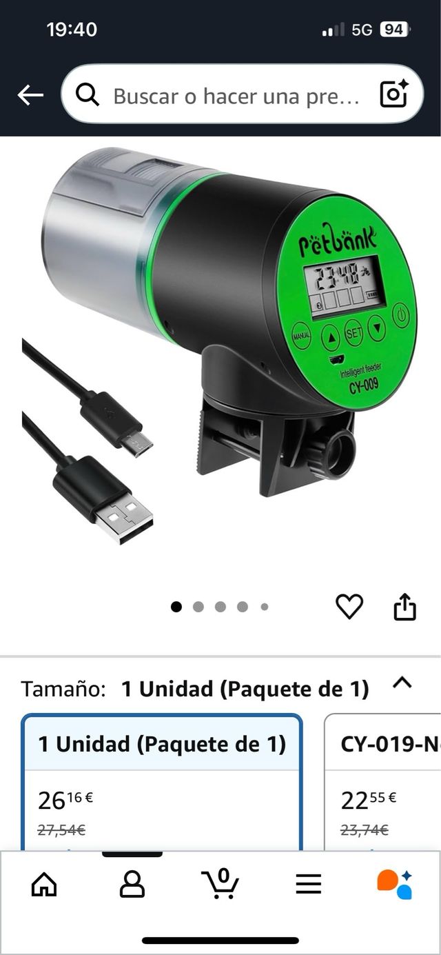 Comedero automático Petbank CY-009