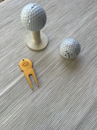 Zaino da golf + 12 mazze + palline + copertine