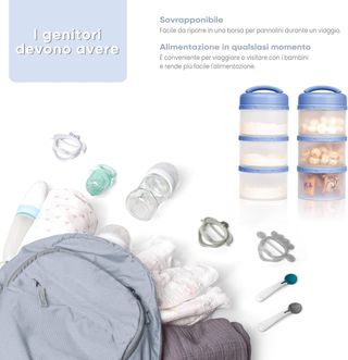 ✨ - Termichy dispensador fórmula bebé apilable