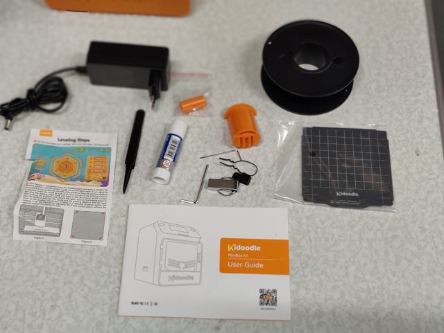 Mini Impresora 3D Kidoole Blanca/Multicolor