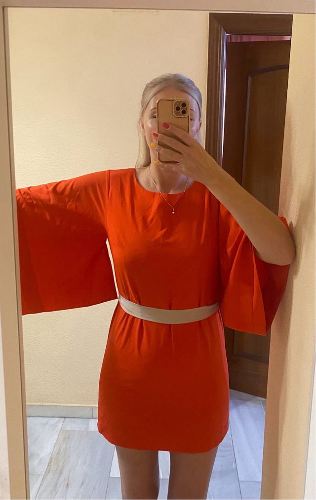 Vestido estilo geisha rojo