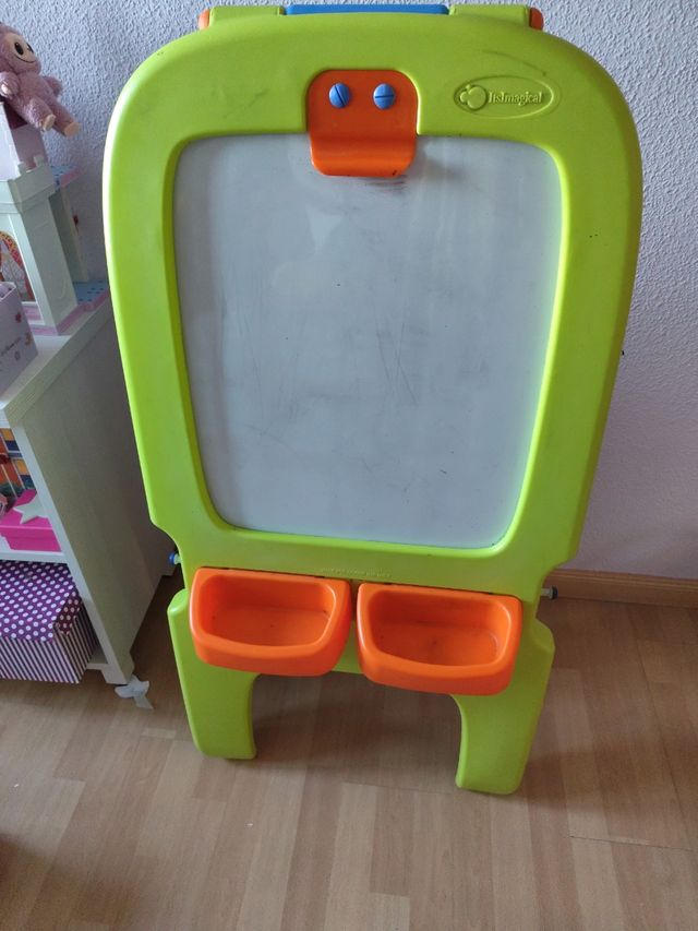 Pizarra infantil Imaginarium verde y naranja