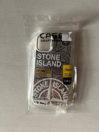 Funda Blanca Stone Island iPhone 11