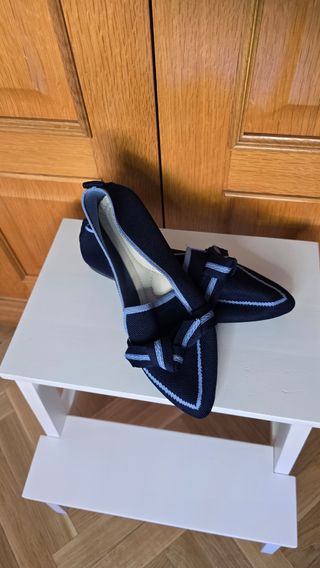 Bailarinas azules de tejido transpirable NUEVAS