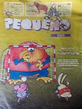 Lote comic suplemento pequeño pais años 90