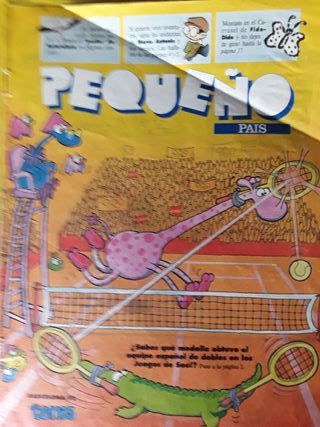 Lote comic suplemento pequeño pais años 90