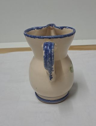 Brocca in terracotta, lavorazione artigianale