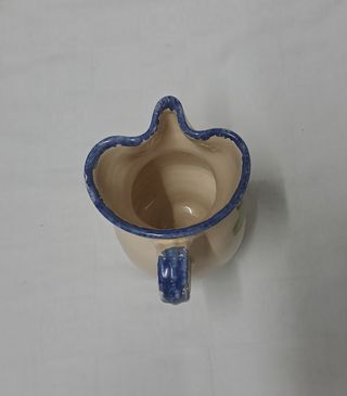 Brocca in terracotta, lavorazione artigianale