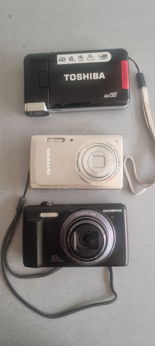 Vendo 3 cámaras para piezas no se manipulación,