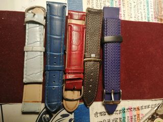 Cinturini per orologio blu e rossi