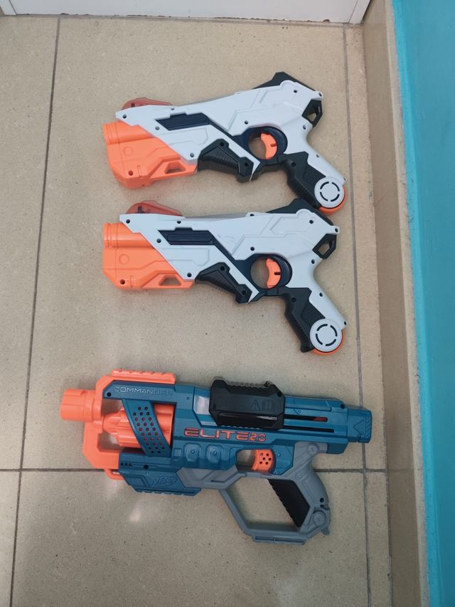 Pistolas de Juguete Nerf (3 Unidades)