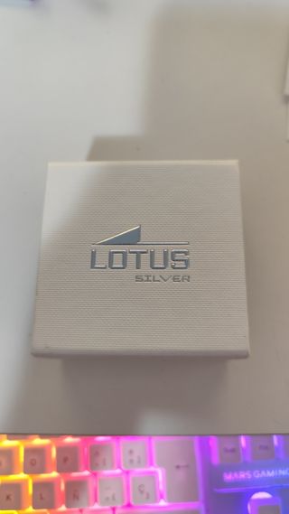 Anillo Lotus Plata y Circonita