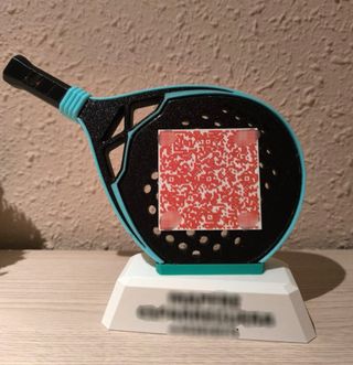 Trofeo pádel personalizado QR
