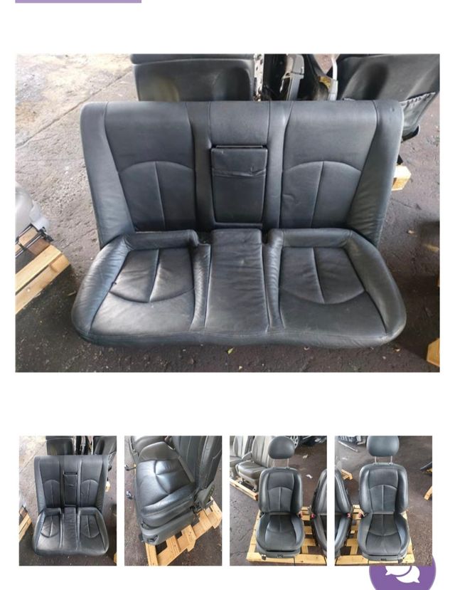 Asientos Mercedes E 220 Cuero Negro