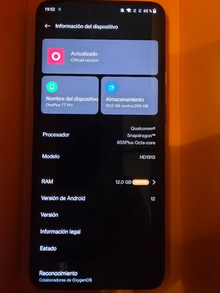 OnePlus 7 Pro McLaren 256GB Negro/Naranja