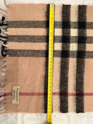 Sciarpa Burberry donna Check Beige 100 cashmere 