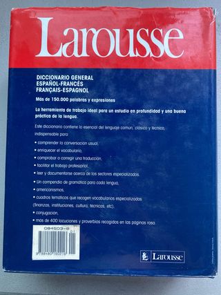 Diccionario General Larousse  ESPAÑOL-FRANCÉS

