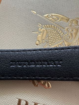 Orologio Burberry Pelle Nero Argento