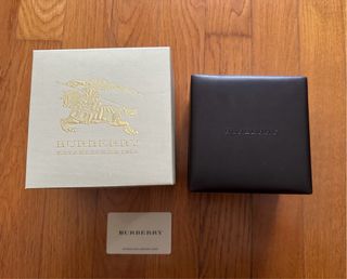 Orologio Burberry Pelle Nero Argento