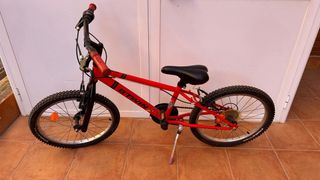 Bicicleta Infantil Btwin Roja
