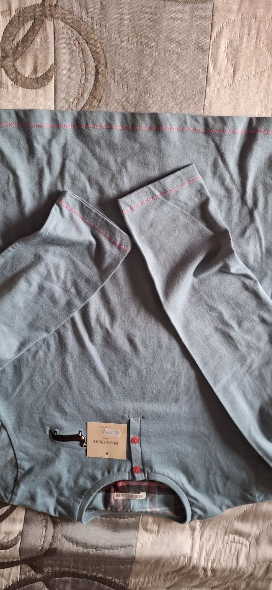 Pijama Marie Claire Mujer Azul y Rosa