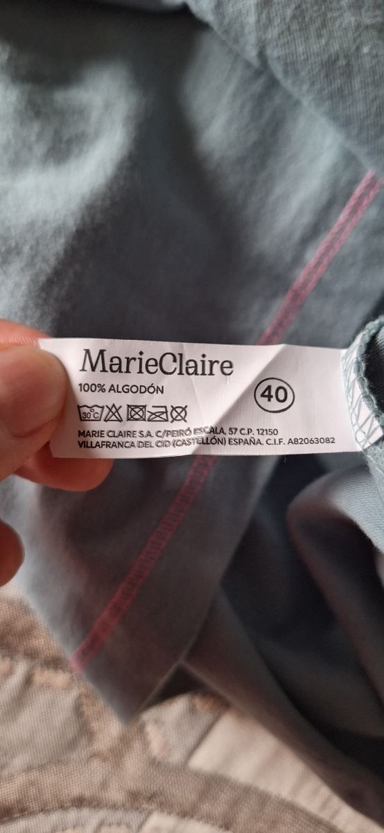 Pijama Marie Claire Mujer Azul y Rosa