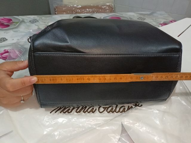 Borsa Marina Galanti Ecopelle Nera