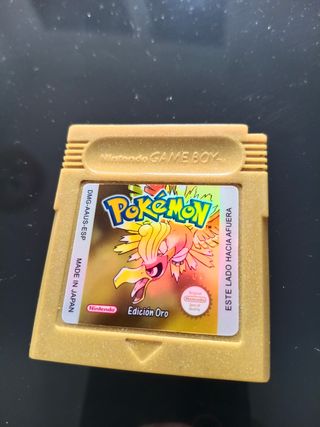 Pokemon Oro Game Boy Edición Española