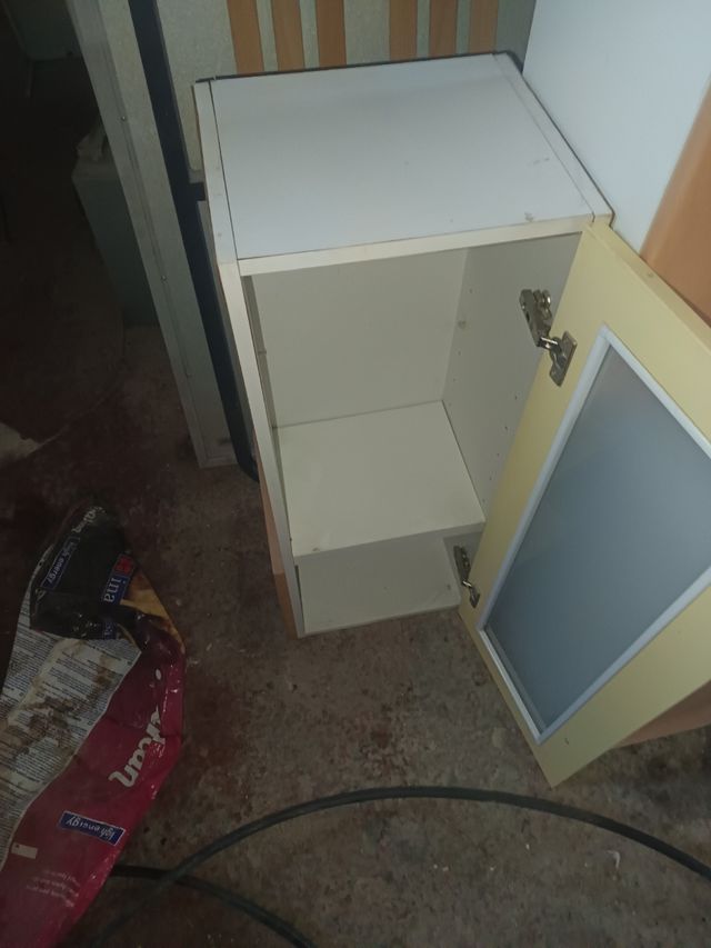 Muebles de cocina madera y cristal